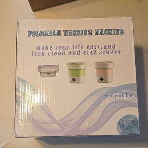 Foldable Mini Portable Washing Machine - Purple